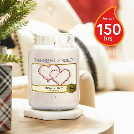 Grande Bougie en Jarre, Parfum Amour d'Hiver, 623 g