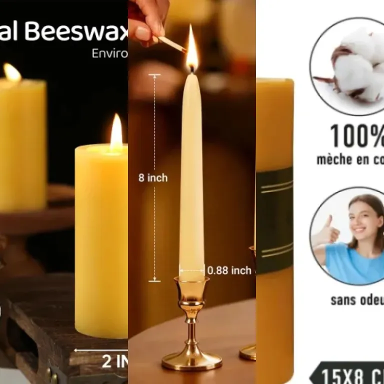 3 meilleurs bougies cire d'abeille : notre comparatif (septembre 2026)