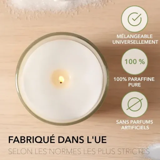 Test BwLights Cire de paraffine 5 kg : la base simple et efficace pour faire ses bougies