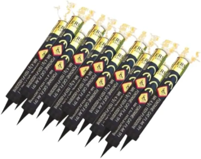 Fontaines à Gateaux Scintillantes - Lot de 12 - durée 60 Secondes pour Gateaux et Bouteilles de Champagne,Bougie lumineuse d'ambiance pour anniversaire 1 Minute - Catégorie F1 Noir/Or