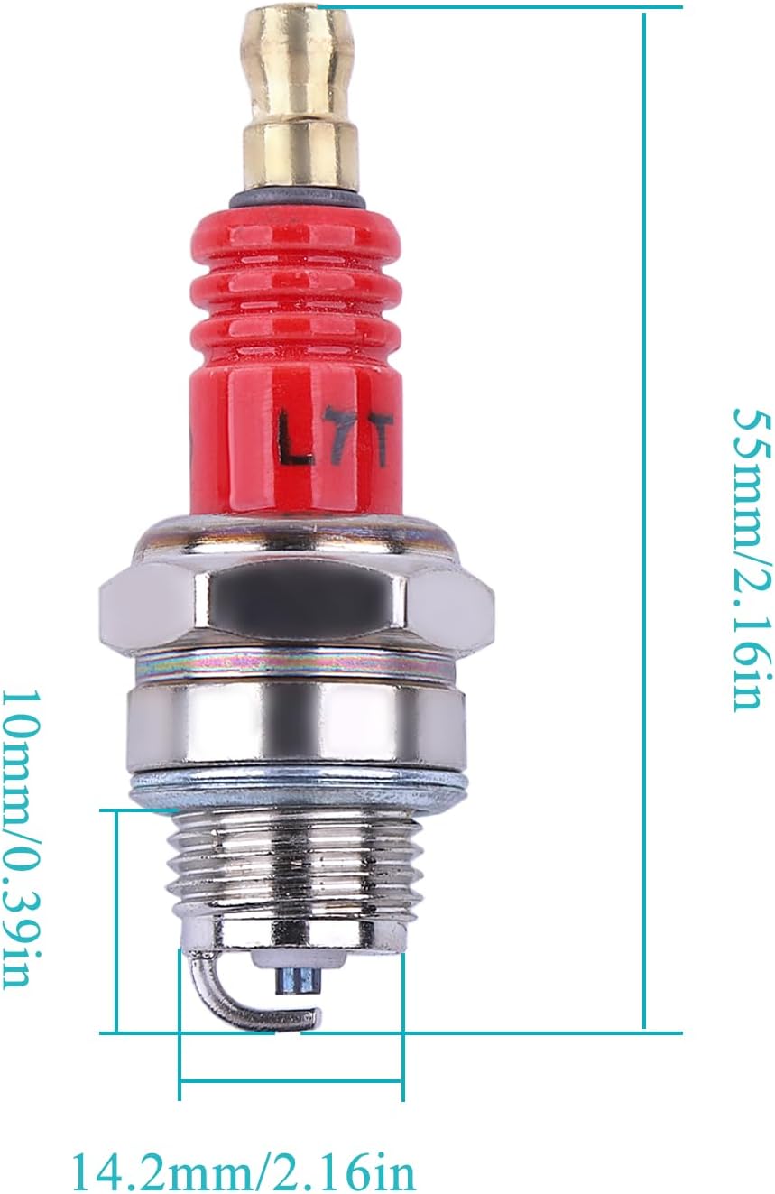 Bougie d'Allumage L7T pour petit moteur 2 temps, pour Husqvarna 33cc 43cc 47cc 49cc, tondeuse à gazon, souffleur