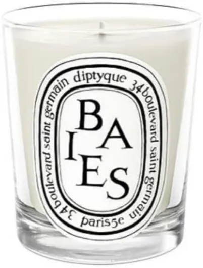 Diptyque Lot de 2 bougies parfumées Baies & Tubereuse (couches : notes fruitées et florales), 2 x 200 ml