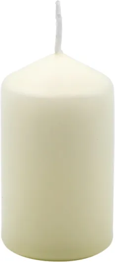 Hofer Bougies Ivoire Pilier - Lot de 40 Petite Bougies Sans Parfum - 4 x 7 cm - 11 Heures Longue Durée de Bougie pour Déco - Cire Qui ne Coule Pas - Non Toxique - Mèche Sans Fumée Ivoire 40,00 Unité