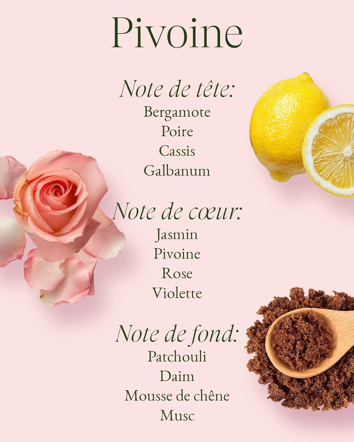 M&SENSE Bougie Parfumée Pivoine 2 Mèches, 340g Cire de Soja Naturelle Printemps, Boîte Ovale Métallique Fleurs, Bougie Végane Cadeau Femme Maman Fête des Mères Anniversaire