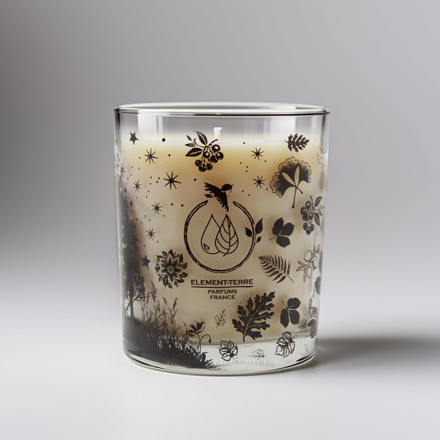ELEMENT-TERRE Bougie parfumée 200g - 50h - BOIS DE SANTAL