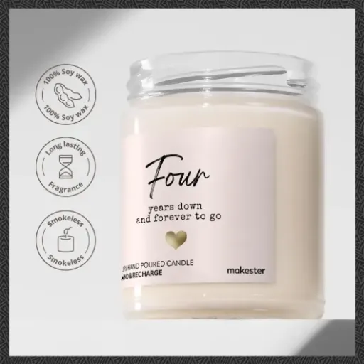 Test Bougie 4ème anniversaire Makester : un cadeau simple qui fait le job sans chichi