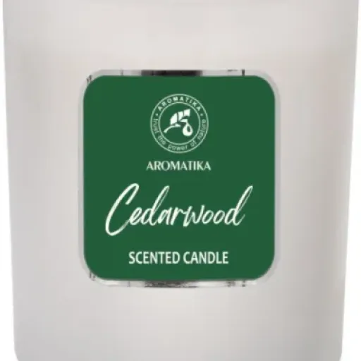 Test Bougie Parfumée Bois de Cèdre AROMATIKA : une bougie qui fait le job sans chichi